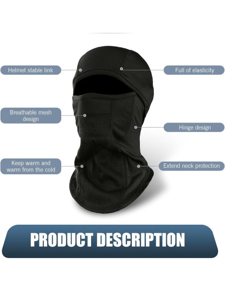 Máscara a Prueba de Viento Jewkot para Ciclismo y Motocicleta