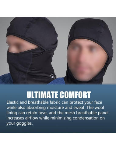 Máscara a Prueba de Viento Jewkot para Ciclismo y Motocicleta