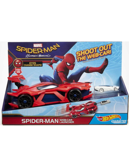 Lanzador de Coche Web Spider-Man Hot Wheels FDM61 0,45 kg