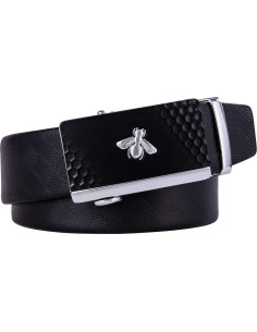 Cinturón de Ratchet Barry.Wang Cuero Genuino Hebilla Automática 2