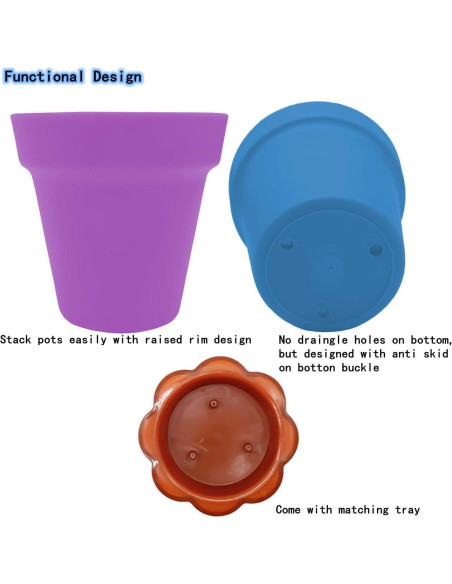 50 Macetas de Vivero PURPLE STAR 1N con Domo de Humedad