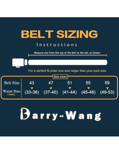 Cinturón Ratchet Barry.Wang Cuero Genuino Gris 2.86 cm