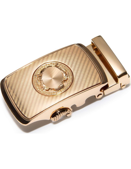 Cinturón Ratchet Barry.Wang Cuero Genuino 2.86cm Ajustable