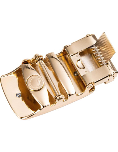 Cinturón Ratchet Barry.Wang Cuero Genuino 2.86cm Ajustable