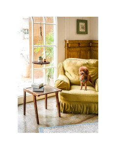 Estante Colgante Dahey Redondo de Madera 33 cm Vintage 2