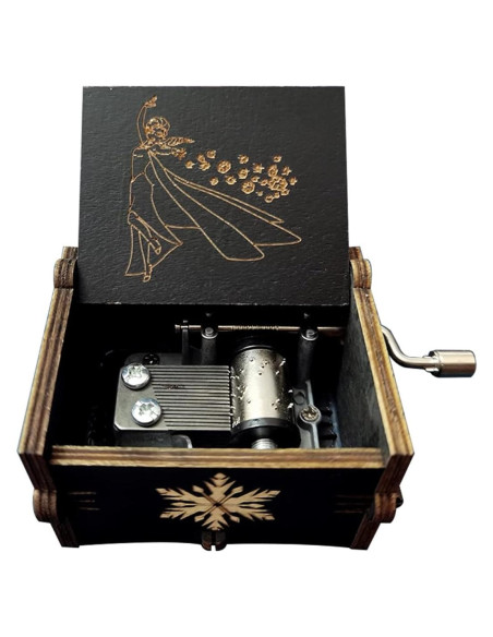 Caja de Música Bolunlun de Madera Congelados 6,35x5,08 cm