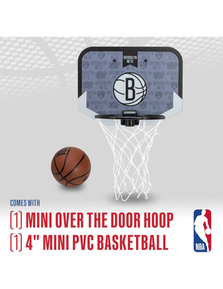 Aro de Baloncesto Mini Franklin Sports NBA Brooklyn Nets