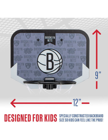 Aro de Baloncesto Mini Franklin Sports NBA Brooklyn Nets