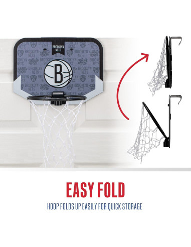Aro de Baloncesto Mini Franklin Sports NBA Brooklyn Nets