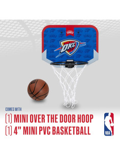 Aro de Baloncesto Mini Franklin Sports NBA Oklahoma City Thunder 2