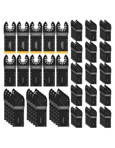 100 Hojas de Sierra Oscilante AIFICUT para Madera