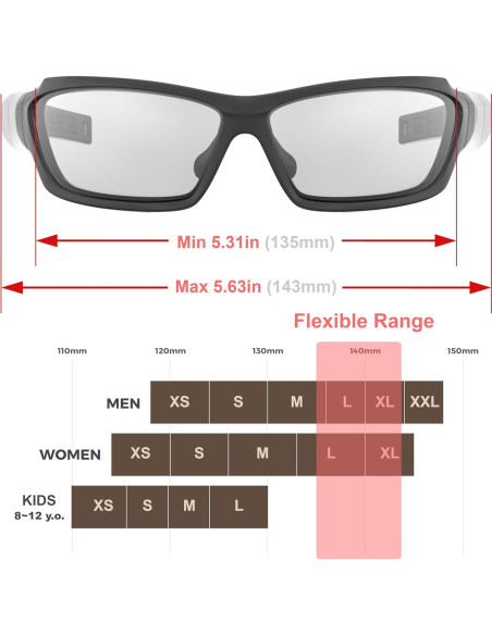 Gafas de Protección TR90 para Deportes de Motor - J11