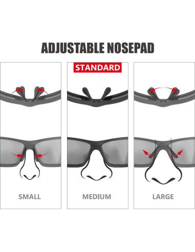 Gafas de Protección TR90 para Deportes de Motor - J11