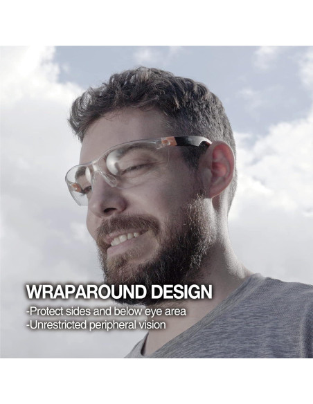 Gafas de Seguridad DEX FIT SG210 Antivaho UV385 Ajustables