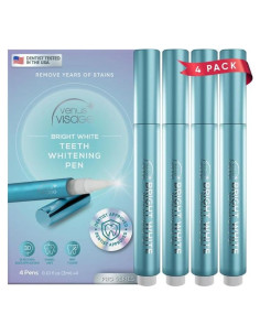 Bolígrafo Blanqueador de Dientes Venus Visage - 4 Pcs - Menta