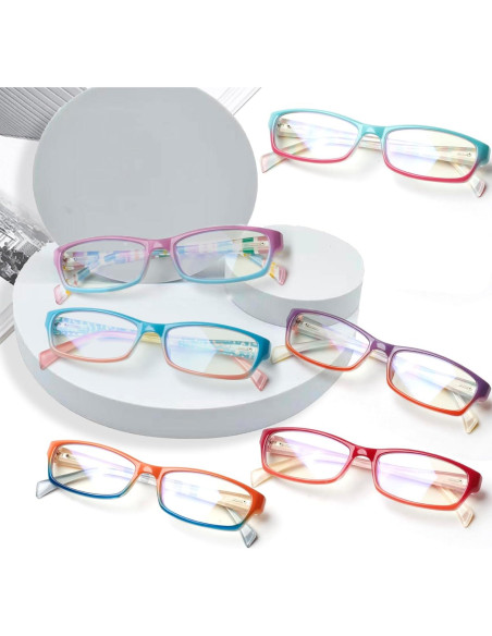 Gafas de lectura Kerecsen para mujeres 6 Pack con filtro UV