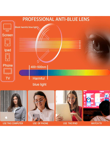 Gafas de lectura Kerecsen para mujeres 6 Pack con filtro UV