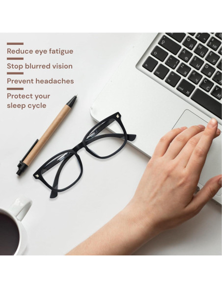 Gafas de luz azul Gaoye para mujer - 99% bloqueo UV400