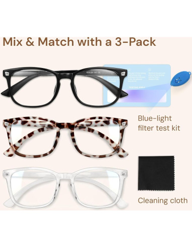 Gafas de Luz Azul Gaoye para Mujer - Bloqueo 99% UV400