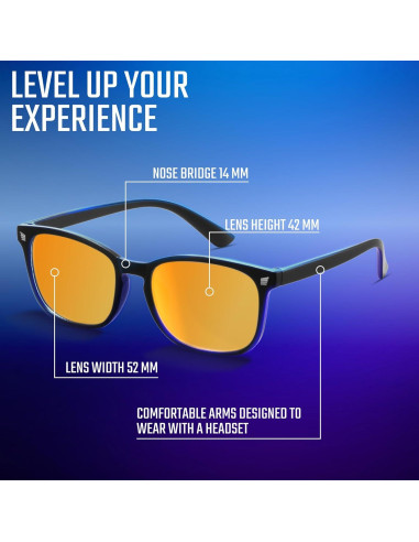 Gafas de luz azul Gaoye para mujer - 99% bloqueo UV400