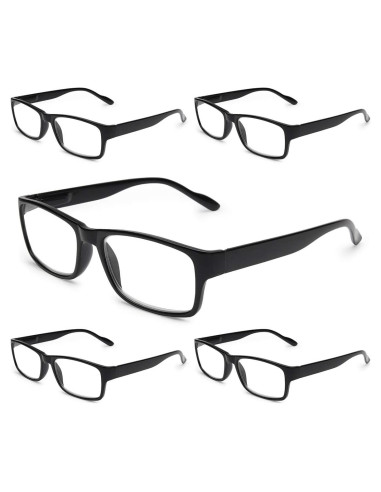 Gafas de lectura Gaoye 5 Pack Anti Luz Azul 1.75x
