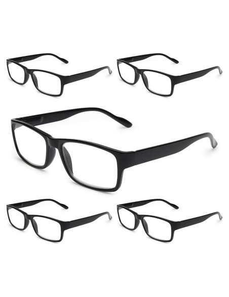 Gafas de lectura Gaoye 5 Pack Anti Luz Azul 1.75x