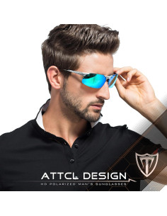 Gafas de sol polarizadas ATTCL - Marco metal ligero UV400 2