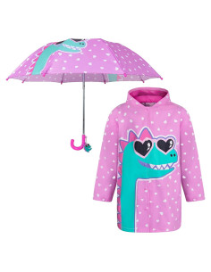 Set Paraguas y Chaqueta de Lluvia Niñas Addie & Tate
