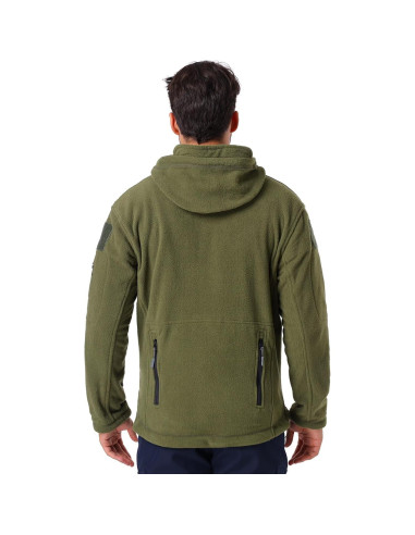 Sudadera Táctica de Forro Polar Militar ReFire Gear para Hombre - 7 Bolsillos