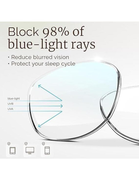 Gafas de Lectura CCVOO 6 Pack Estilo Oprah para Mujeres