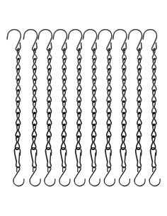 Paquete de 10 cadenas colgantes YINGFENG 24.13 cm negras