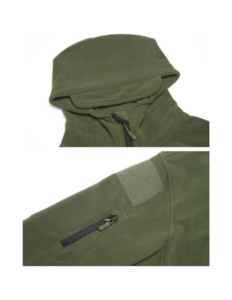 Sudadera Táctica de Forro Polar Militar ReFire Gear para Hombre - 7 Bolsillos