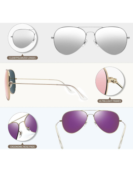 Gafas de sol polarizadas Joopin UV400 para hombres y mujeres