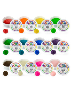Masa de Modelar Dazzlin' Hygloss 5.44kg - No Tóxica, 12 Colores