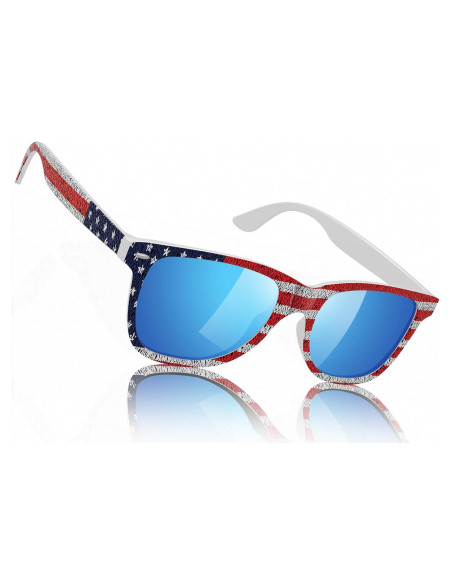 Gafas de sol polarizadas Sunier UV400 retro mate para hombre