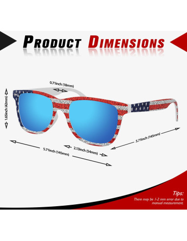 Gafas de sol polarizadas Sunier UV400 retro para hombre y mujer