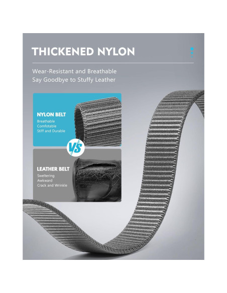 Cinturón de Nylon Fairwin Automático para Hombre 3,18 cm