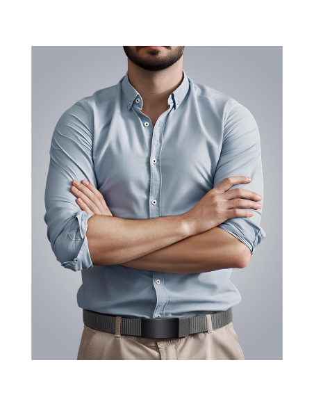 Cinturón de Nylon Fairwin Automático para Hombre 3,18 cm