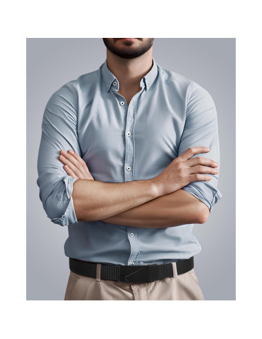 Cinturón de Nylon Fairwin Automático para Hombre 3,18 cm