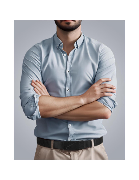 Cinturón de Nylon Fairwin Automático para Hombre 3,18 cm