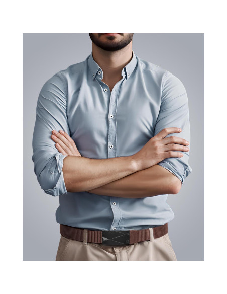 Cinturón de Nylon Fairwin Automático para Hombre 3,18 cm