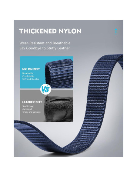 Cinturón de Nylon Fairwin Automático para Hombre 3,18 cm