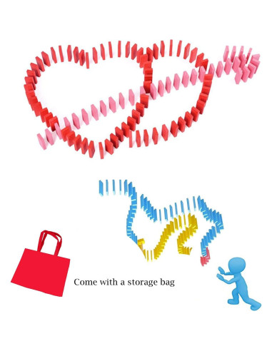 Juego de Dominó Wondertoys 600 Piezas Madera Educativo