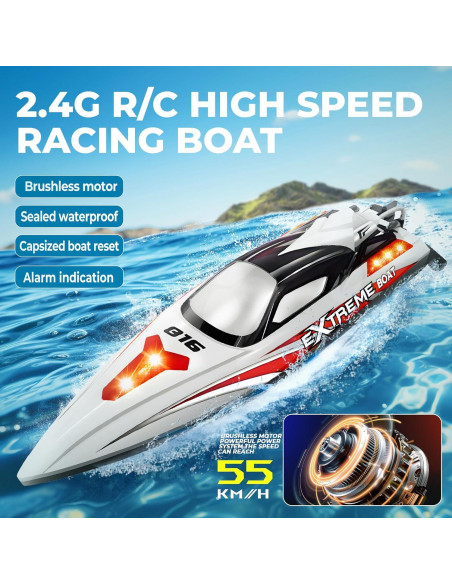 Barco RC BEZGAR HJ816 47.5 cm 55 KMH Impermeable