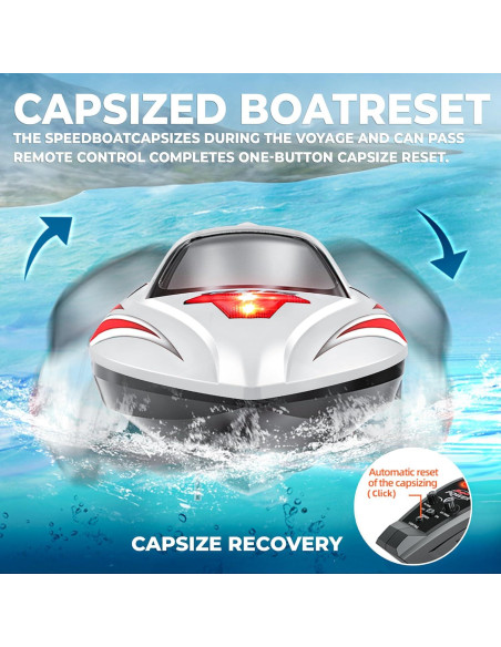 Barco RC BEZGAR HJ816 47.5 cm 55 KMH Impermeable