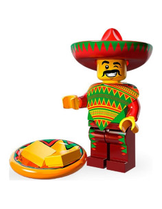 Minifigura LEGO Taco Tuesday Guy 3.99x2.01x5 cm