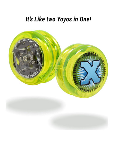 Yoyo Yomega Power Brain XP - Profesional Amarillo con 2 cuerdas