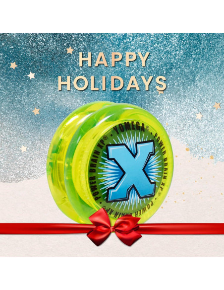 Yoyo Yomega Power Brain XP - Profesional Amarillo con 2 cuerdas