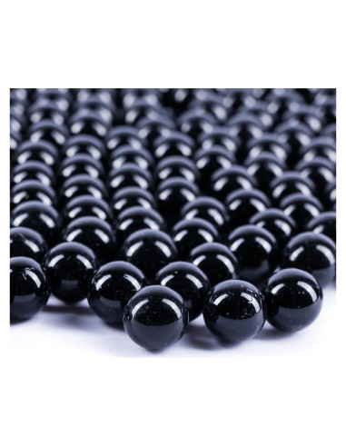 Esferas de Vidrio Negras Galashield 1kg - 80 Piezas Decorativas
