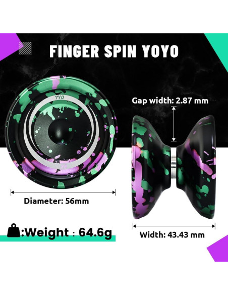 Yoyo X8 Profesional para Niños 8-12 Años con Estuche